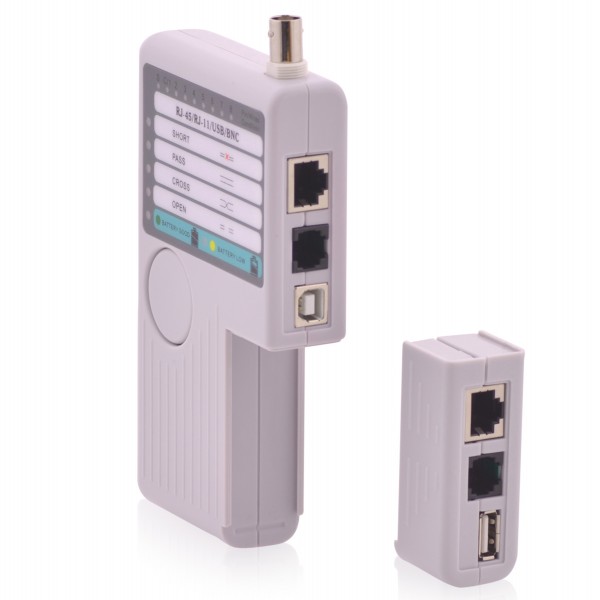 Netzwerk Kabeltester LAN, USB, BNC, RJ11, RJ12 &amp; RJ45