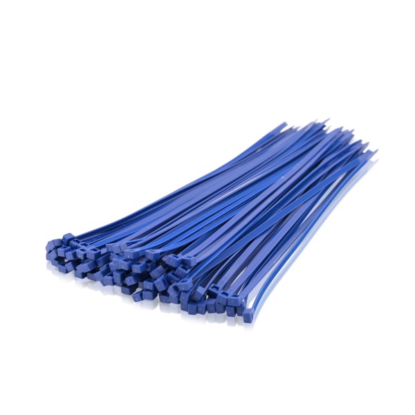 Kabelbinder Blau 100 Stk. 140mm x 3,5mm max. Bündel 36mm UV-beständig