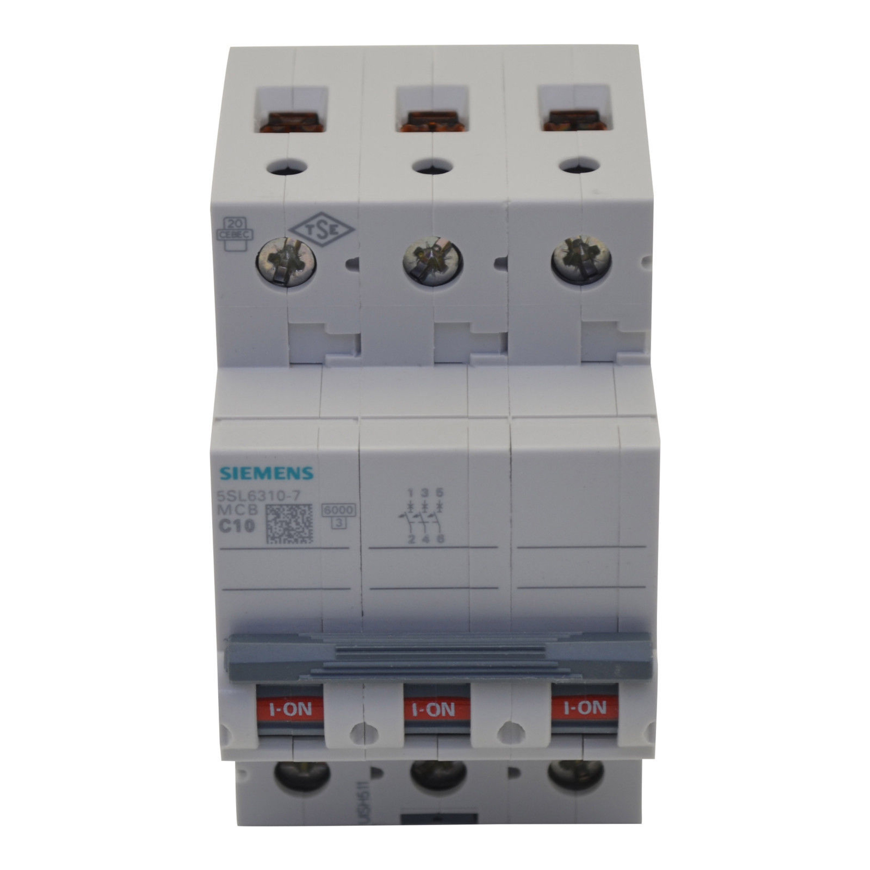 SdfkPlakette Leitungsschutzschalter LSS Automat Sicherung K10 A Ampere 3 polig 