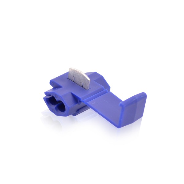 Kabelabzweigklemmen Stromdieb Stromabzweiger Blau W: 20mm L: 27mm
