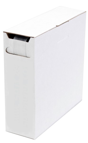 Schrumpfschlauch Isolierschlauch 2:1 (D=25,4mm/d=12,7mm) Länge 5m Transparent praktische Spender Box