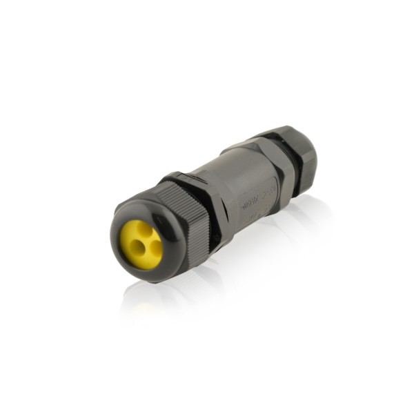 Kabelmuffe wasserdicht IP68 3-polig 24A 450 V AC Kabelverbinder Erdkabel M25 0,5-4mm²