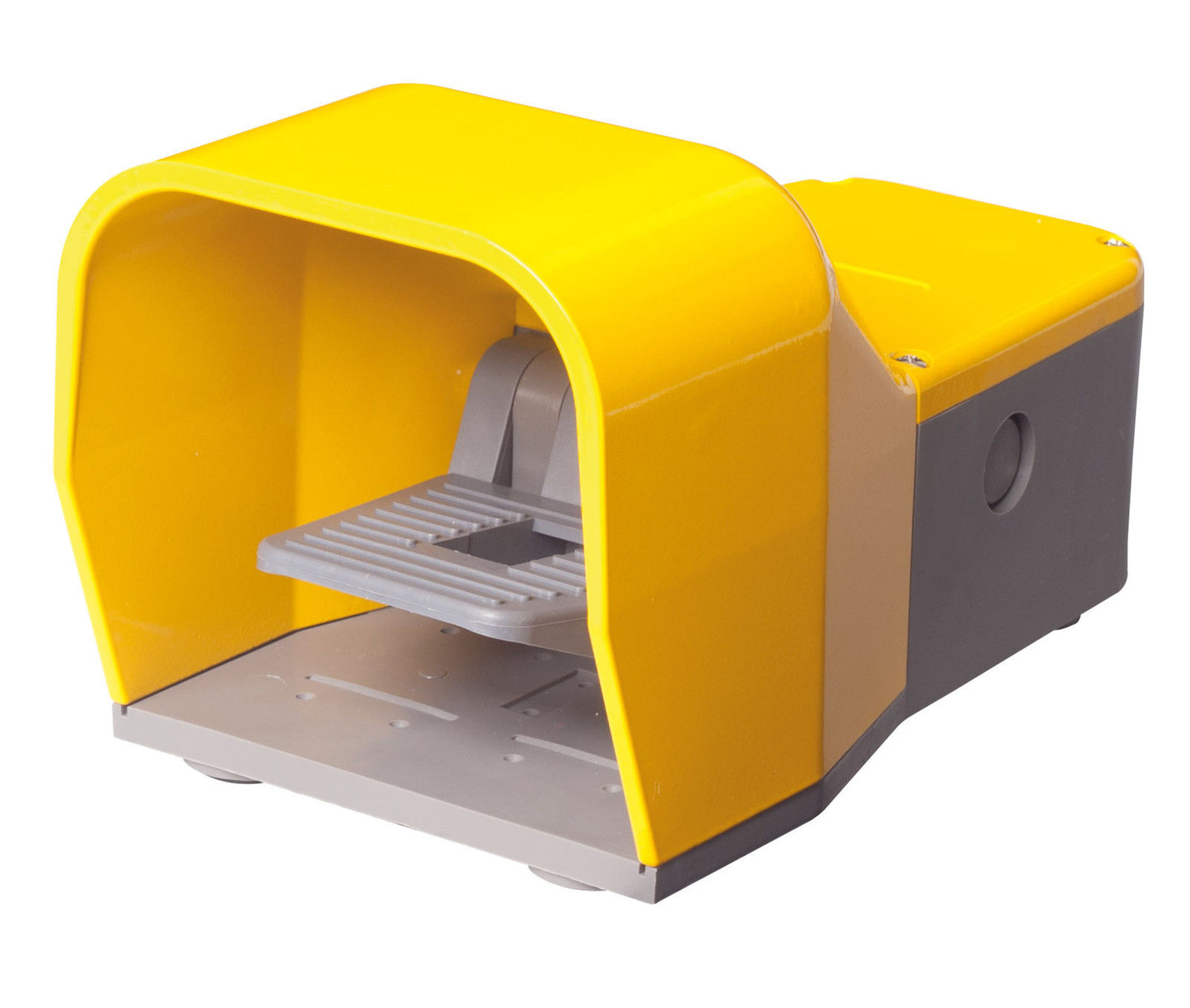 Fußschalter Kunststoff gelb 2NO+2NC Schleichschalter 2-Stufig JSFSYP44-01