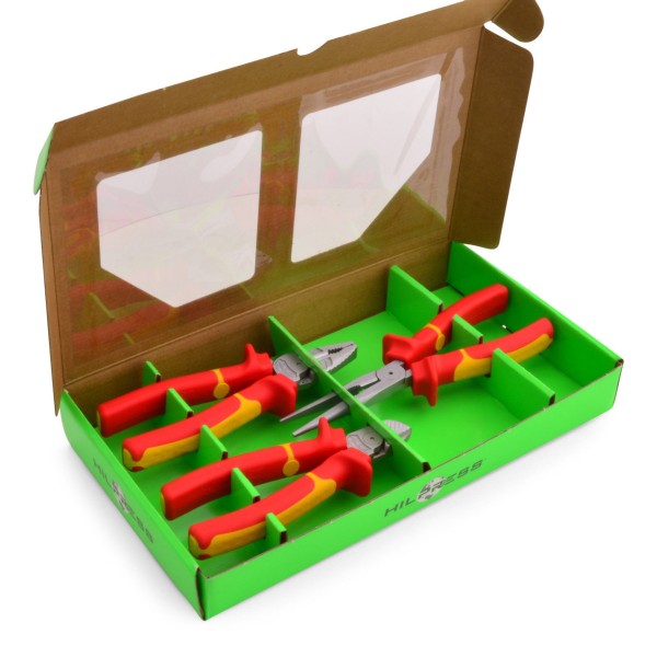 Kombizange Seitenschneider Flachrundzange Zange VDE 3-teilig Werkzeug
