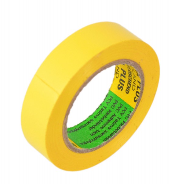 Isolierband Isoband Elektriker Klebeband 15mm x 10m gelb